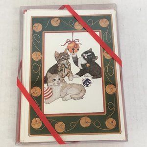 holiday greeting cards The tinker bells 3 kittens